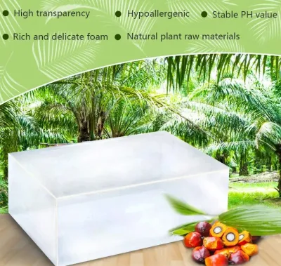 Glicerina trasparente personalizzata Sabun Sciogliere e versare la base di sapone Natura Base vegetale De Jabon Materia prima per la produzione di sapone fai-da-te