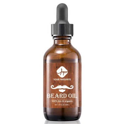 Olio da barba biologico puro al 100% per la crescita della barba, lisciante, levigante, nutriente