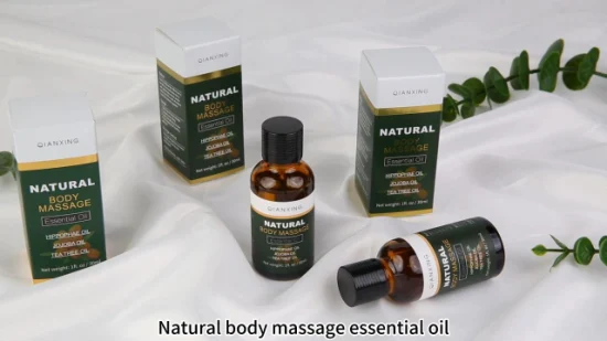 Olio essenziale per massaggio corpo a rapido assorbimento di qualità SPA per la cura della pelle con marchio privato
